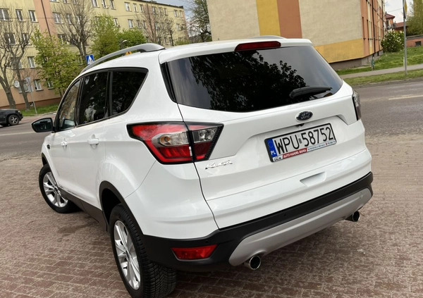 Ford Kuga cena 61700 przebieg: 198555, rok produkcji 2017 z Olsztynek małe 704